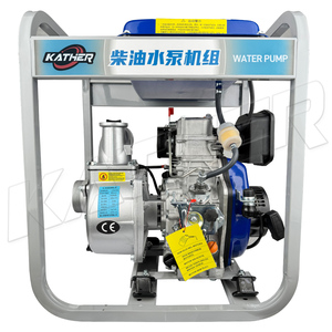 Pompe diesel de 2/3/4/6 pouces KATHER pour le contrôle des inondations Pompe à eau de drainage dangereuse auto-amorçante pour l'eau propre - Product Image 1