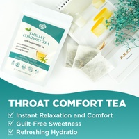Té de Hierbas para la Salud Respiratoria y Alivio de la Garganta, Mezcla Privada de Chinaherbs, en Bolsitas, Beneficios para la Respiración, Libre de Humo
