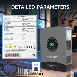 <span class=keywords><strong>Inversor</strong></span> Híbrido <span class=keywords><strong>Inteligente</strong></span> DATOU BOSS con Controlador de Carga MPPT de 6.0KW 48VDC, Onda Sinusoidal Pura, <span class=keywords><strong>Inversor</strong></span> Solar Híbrido Fuera de la Red - Product Image 2