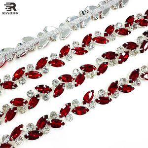 Adorno de Cristal con Forma de Hoja Colorida, Amarillo, Rojo, <span class=keywords><strong>Rosa</strong></span>, Verde, Azul, Morado, Decoración Exquisita, Cristal Transparente, <span class=keywords><strong>Vestido</strong></span> de Noche - Product Image 5