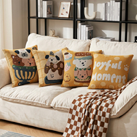 Coussins en tissu jacquard tissé sur mesure pour canapé, lit, chaise de bureau, décoration intérieure, 1 pièce minimum de commande