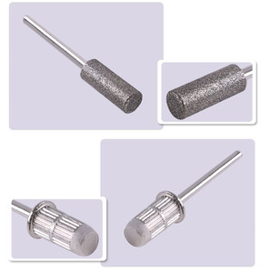 NAD001 Ensemble de 6 fraises à ongles double face en émeri avec étui, bande abrasive, pointes pour gel, pour le ponçage/le polissage/le retrait - Product Image 4