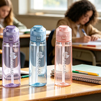 Bouteille Écologique Anti-fuite à Capuchon Rebondissant pour le Camping, le Sport, la Maison, la Course et la Natation – Parfum Agréable et Design Sûr