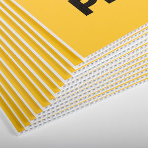 Hojas huecas de plástico PP corrugado impresas a prueba de agua de 5mm, tableros publicitarios para exteriores para letreros de patio, letreros de césped, anuncios de bandidos - Product Image 1