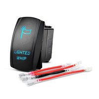 Interruptor de látigo con luz LED para camión, pulsador láser para panel de instrumentos, color azul, UTV, Polaris RZR XP 900 800