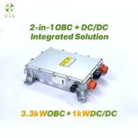 Pengisi Daya Terintegrasi CTS OBC DCDC 3.3kW 6.6kW Pengisi Daya On Board Konverter DC DC Combo untuk Kendaraan Listrik EV