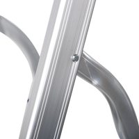 Échelle pliante pour grenier, légère, portable, en aluminium, personnalisée, certifiée CE, capacité de charge de 150 kg, utilisation en bâtiment de bureaux, 1,2 mm