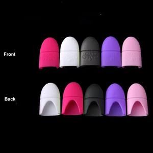 5 pièces/boîte <span class=keywords><strong>pince</strong></span> à <span class=keywords><strong>vernis</strong></span> à ongles tremper capuchon en Silicone Gel UV dissolvant de Lak enveloppes dégraissant nettoyant conseils doigts couverture <span class=keywords><strong>vernis</strong></span> manucure - Product Image 6