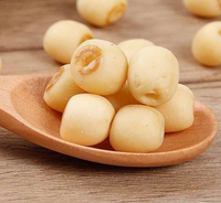 Biji Teratai Premium Renyah dan Aroma Krim yang Halus Camilan Buah dan Sayuran Kering Gourmet 150g Kalengan