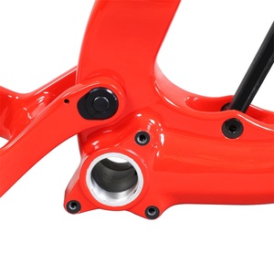 Marco de Enduro de carbono 27,5er 29ER SUSPENSIÓN COMPLETA, cuadro de bicicleta de montaña P9 con choque de 210x55mm, gran oferta - Product Image 5