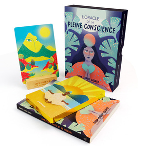 Impresión Personalizada de Caja con Tapa y Base para Cartas del <span class=keywords><strong>Tarot</strong></span> Divino con Guía y Estampado Dorado al por Mayor - Product Image 5