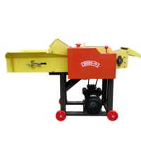 Nouvelle machine de traitement des aliments pour animaux de ferme de haute qualité, 1 tonne/h, hacheuse de paille, broyeur de tiges de maïs, broyeur de fourrage, broyeur de foin, coupe-herbe