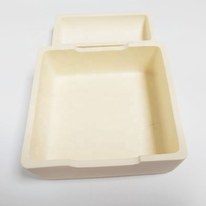 Barco de combustión de cerámica de alúmina 99% Rectangular grande Corte personalizado Análisis industrial Piezas de cerámica - Product Image 2