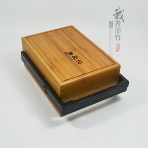 Bamboo Box Rectangle Custom Made Portable Gift Box For Tea Storage And Travel Use - Product Image 1