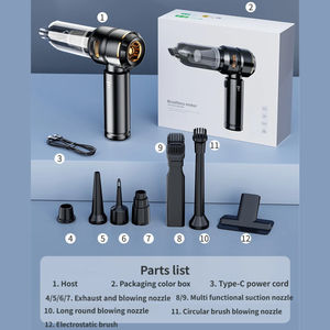 18000PA 3 bánh không chổi than động cơ mạnh mẽ mini không dây cầm tay xe máy hút bụi-Máy hút bụi xe công suất cao cầm tay - Product Image 6