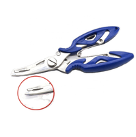 Pinces de pêche multitool en acier inoxydable ciseaux à poisson dissolvant de crochet pince à anneau fendu coupe-ligne accessoires de pêche essentiels