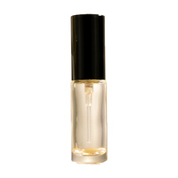 Bouteille de vernis à ongles carrée en verre transparent vide de 10 ml et 15 ml avec bouchon à pinceau, personnalisable en usine PR-2