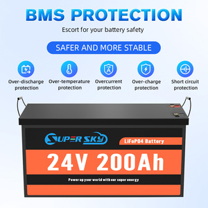 Batería de Litio de 12v 24v, Paquete de Baterías de Iones de Litio de 100ah 200ah 300ah Lifepo4 para Sistemas Solares - Product Image 2