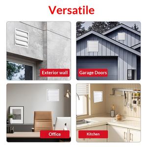 Grille d'évacuation carrée auto-suspendue <span class=keywords><strong>pour</strong></span> système d'air frais, balcon, fenêtre, climatisation centrale et ventilation - Product Image 3
