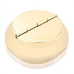 Cendrier rond en laiton fait main avec repose-cigarette, support à cendres en métal doré pour table, cendrier moderne sans fumée pour la maison, le bureau ou la terrasse - Product Image 3