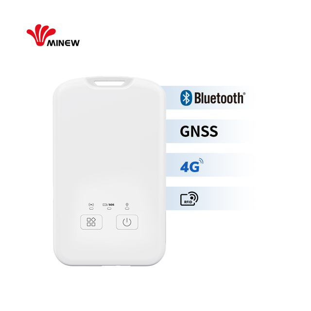 Minew 4G Lte Gnss Outdoor Name Badge Programmable Bluetooth Indoor Positioning Personal Gps Beacon Rtls Tracking Device