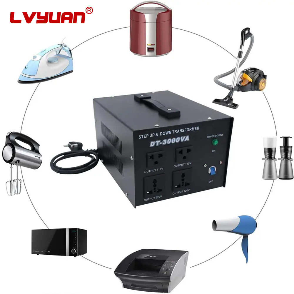 Lvyuan 変圧器 Step Up&Down 110v-240v 3000W LVYUAN 3000 WATT VOLTAGE CONVERTER STEP UP/DOWN AC 110V/120V