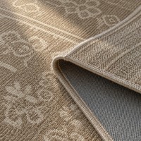 Contemporary Linear Pattern Rug Large Oatmeal Beige Area Rugs for Living Room Modern Apartment Decor Subtle Patterned Carpet