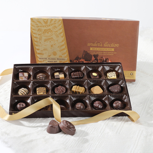 Lazos de cinta para caja de chocolate lazo de regalo de <span class=keywords><strong>tul</strong></span> caja de chocolate de caramelo <span class=keywords><strong>con</strong></span> bandejas y decoración de lazo - Product Image 1