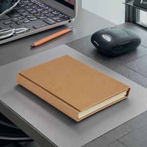 <strong>Wellecos</strong> Promotional Giveaways Gifts Personalized Logo Eco Friendly Recycled Paper Stationery Set Notebook with Pen - Product Image 4