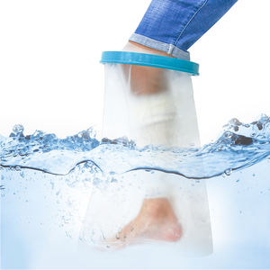 Perawatan luka Rumah Sakit <span class=keywords><strong>PVC</strong></span> dapat digunakan kembali tahan air pelindung luka untuk pelindung perban mandi penutup cor kaki bawah betis tahan air - Product Image 2