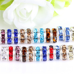 2025 Nueva Venta caliente 4mm 6mm 8mm 10mm redondo Rondelle cristal Rhinestone espaciador cuentas listas para enviar - Product Image 3