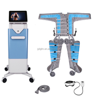 Machine de massage par compression d'air pour le corps entier, usage professionnel en salon de beauté et spa, avec 24 airbags