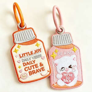<span class=keywords><strong>Porte</strong></span>-<span class=keywords><strong>clés</strong></span> brodé personnalisé, design <span class=keywords><strong>Blackpink</strong></span>, double face, broderie personnalisée, <span class=keywords><strong>porte</strong></span>-<span class=keywords><strong>clés</strong></span> mignon de dessin animé pour cadeau, OEM ODM - Product Image 1