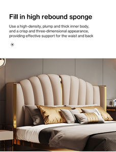 Cadre <span class=keywords><strong>de</strong></span> <span class=keywords><strong>lit</strong></span> King Size rembourré, <span class=keywords><strong>lit</strong></span> plateforme moderne <span class=keywords><strong>de</strong></span> luxe en bois avec tête <span class=keywords><strong>de</strong></span> <span class=keywords><strong>lit</strong></span>, haute qualité, nouveau design tendance 2025 - Product Image 6