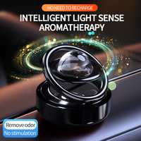 Estrella de coche, adorno de suspensión Solar moderno, difusor de Aroma sólido creativo, característica de levitación, frescura de larga duración, Plástico