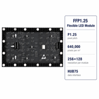 Écran LED flexible d'intérieur P1.25, module d'écran incurvé pliable 1.25mm SMD1010, mur vidéo créatif, luminosité 600CD, 4200HZ pour