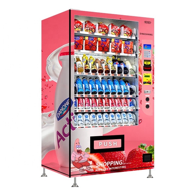 Remote Vending Machine Snacks Hot Food Vending Machine