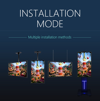 Pantalla LCD Semi Exterior de Alta Luminosidad (2500nits) para Escaparates, Publicidad Digital para Tiendas, Venta Directa de Fábrica