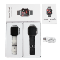 Reloj Inteligente S8 de 2.01 Pulgadas, IP68, Aleación de Zinc, Más de 100 Modos Deportivos, Frecuencia Cardíaca, Sueño, GPS, Batería de 410 mAh, 7-15 Días de Duración, Carga Magnética, para Hombre y Mujer
