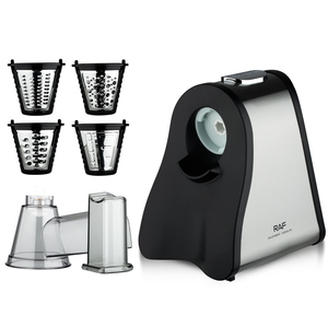 Cortadora de Verduras Eléctrica RAF de 200W de Alta Eficiencia con 4 Cuchillas Desmontables para Triturar y Rallar - Product Image 6