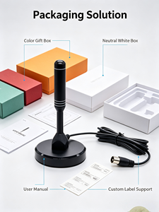 Antena <span class=keywords><strong>de</strong></span> TV Digital HDTV para Interiores, Antena <span class=keywords><strong>de</strong></span> TV <span class=keywords><strong>de</strong></span> Alta Definición con Base <span class=keywords><strong>de</strong></span> Succión para Recepción <span class=keywords><strong>de</strong></span> <span class=keywords><strong>Televisión</strong></span> Digital DVB-T DVB-T2 - Product Image 6