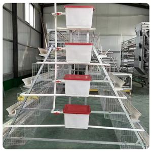 2025 venda quente equipamentos agrícolas AType gaiola animal para galinhas camada Hot Dip Galvanização <span class=keywords><strong>Material</strong></span> - Product Image 3