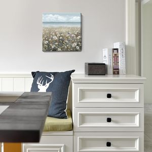 Vải Tường Nghệ Thuật Thân Thiện Với Môi Làm Bằng Tay Hiện Đại Bãi Biển Hoa Coastal Trang Trại Daisy Hoa Hải Lý Biển Đại Dương Hoa Dâm In - Product Image 6