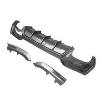 Lèvre arrière de haute qualité pour BMW série 4 G22 G23 G26 3 pièces lèvre de pare-chocs arrière de bonne qualité Style 3D lèvre de diffuseur arrière en Fiber de carbone