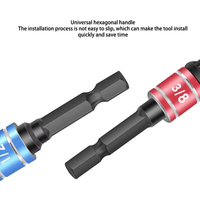 Juego de 4 Adaptadores de Enchufe Universal de 1/4, 3/8 y 1/2 Pulgadas con Ángulo de 105 Grados