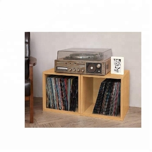 <span class=keywords><strong>Cube</strong></span> <span class=keywords><strong>de</strong></span> <span class=keywords><strong>rangement</strong></span> pour disques vinyles en <span class=keywords><strong>bois</strong></span> carré avec finition laquée, empilable, organisateur <span class=keywords><strong>de</strong></span> bureau pour disques vinyles, écologique - Product Image 3
