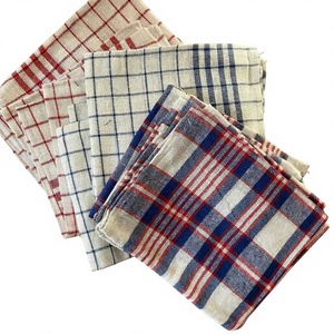High Quality 100% Cotton Woven Microfiber Eco Friendly Kitchen <b>Towel</b> Quick-Dry Checkered <b>Pattern</b> Promotional Use Hotels - Product Image 1