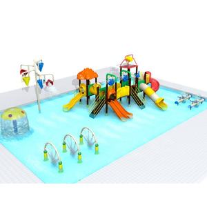 สนามเด็กเล่นพลาสติกพร้อมสไลเดอร์กลางแจ้งอุปกรณ์สำหรับเด็กอนุบาลเชิงพาณิชย์ - Product Image 1