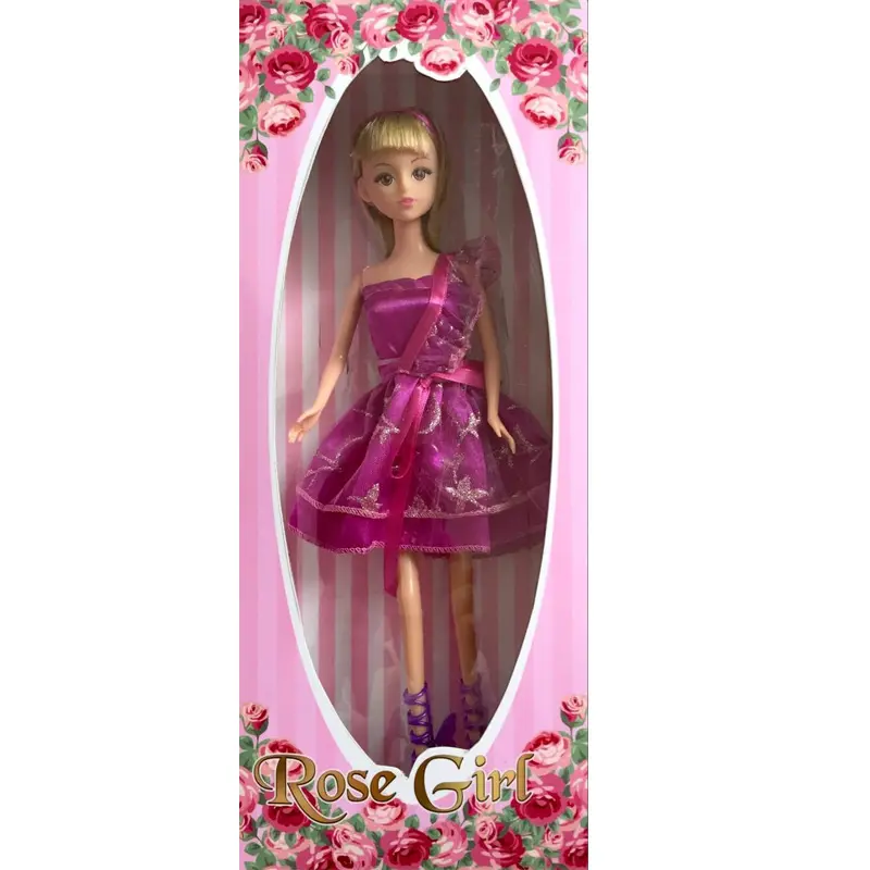 2022 The beautiful princess doll 11.5 -inch solid doll display box 12 dress princess doll baby girl toys