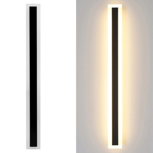 โคมไฟติดผนัง LED รุ่น DAWN Lighting IP65 กันน้ำ ดีไซน์ทันสมัย ฐานอะลูมิเนียม สำหรับภายนอกอาคาร รูปทรงยาว เหมาะสำหรับสวนและผนังภายนอก - Product Image 2